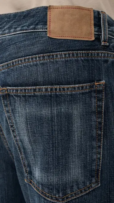 Jeanerica Gion Loose Flare Jeans Dark Blue Righe | Thumbnail 6