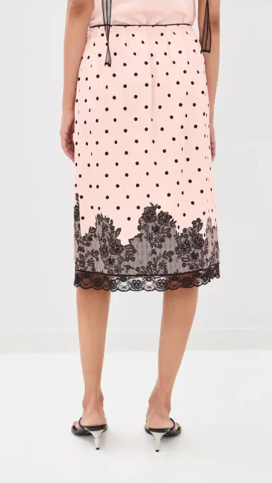 Marc Jacobs Trompe 'Loeil Dots Skirt Blush Multi | Thumbnail 4 Marc Jacobs Trompe 'Loeil Dots Skirt Blush Multi | Thumbnail 4