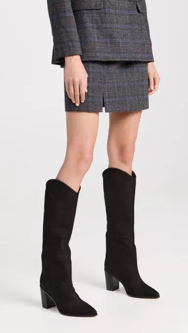Schutz Maryana Block Boots Black 10 | Thumbnail 3