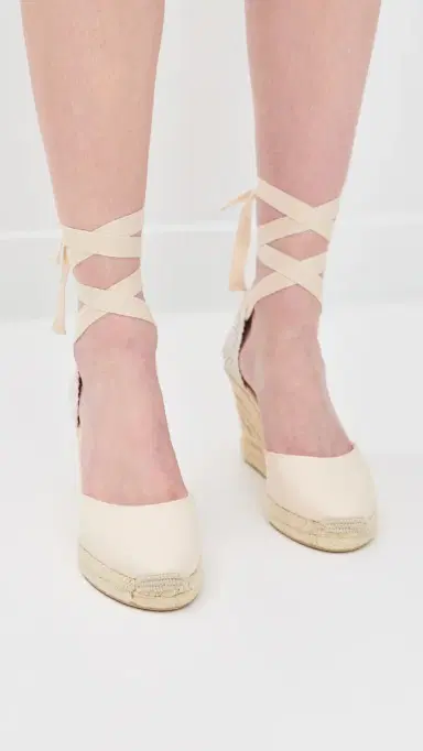 Soludos Marseille Wedge Espadrilles Ivory 7 | Thumbnail 3