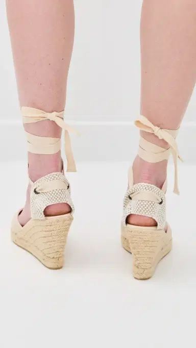 Soludos Marseille Wedge Espadrilles Ivory 7 | Thumbnail 4