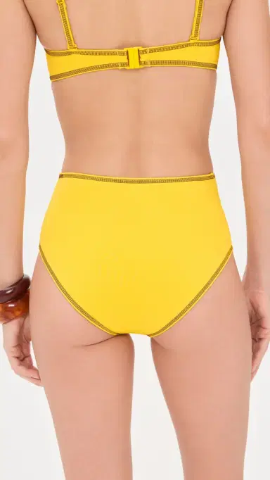 Staud Devon High Rise Bikini Bottoms Sunshine L | Thumbnail 3