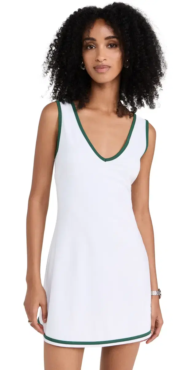 The Chris Tennis Dress White