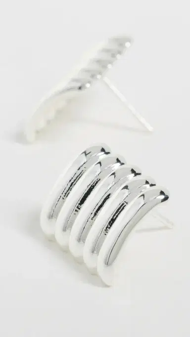 Heaven Mayhem Clemmie Earrings Silver One Size | Thumbnail 2 Heaven Mayhem Clemmie Earrings Silver One Size | Thumbnail 2