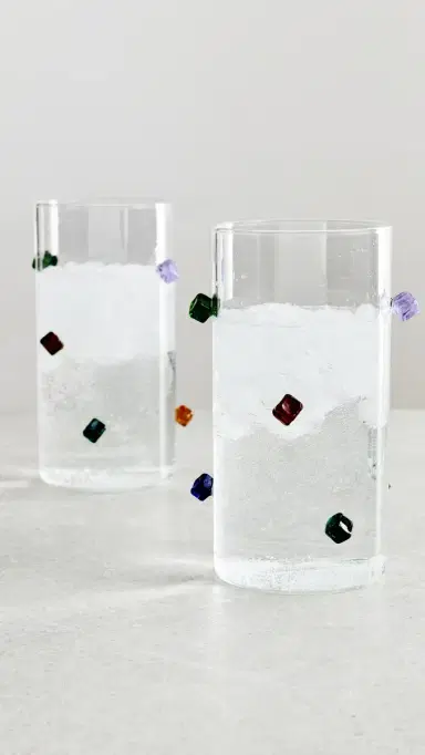 FAZEEK Jewel Highball Cups Set of 2 | Thumbnail 2