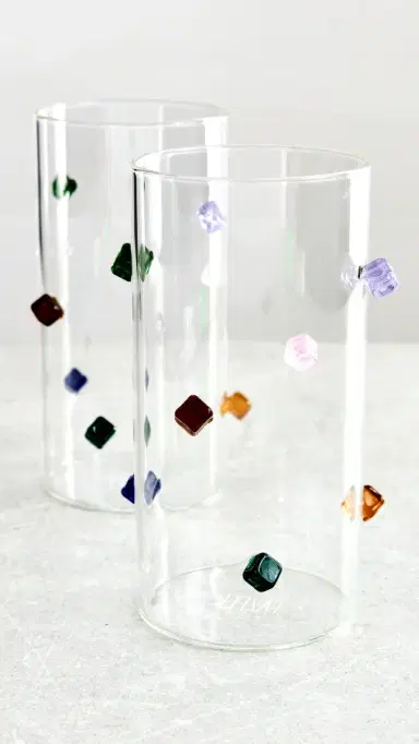 FAZEEK Jewel Highball Cups Set of 2 | Thumbnail 3