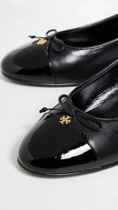 Tory Burch 45mm Cap Toe Pumps Perfect Black / Perfect Black | Thumbnail 6 Tory Burch 45mm Cap Toe Pumps Perfect Black / Perfect Black | Thumbnail 6