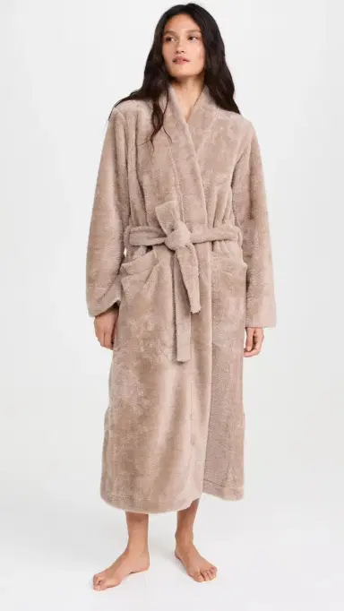 Eberjey Renew Plush Long Robe Toffee | Thumbnail 2 Eberjey Renew Plush Long Robe Toffee | Thumbnail 2