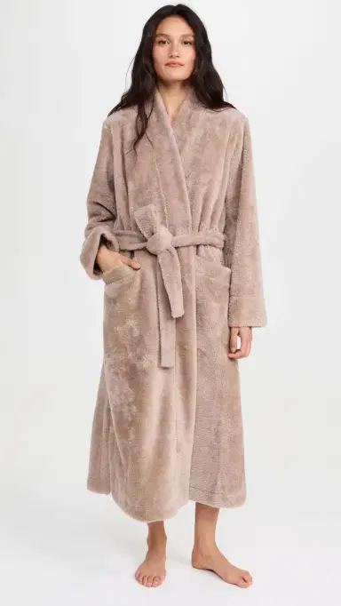 Eberjey Renew Plush Long Robe Toffee | Thumbnail 5 Eberjey Renew Plush Long Robe Toffee | Thumbnail 5