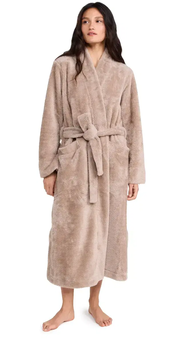 Renew Plush Long Robe Toffee Renew Plush Long Robe Toffee