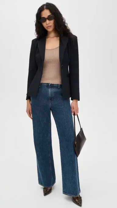 L'Agence Adira Scoop Neck Tank Portabella L | Thumbnail 5