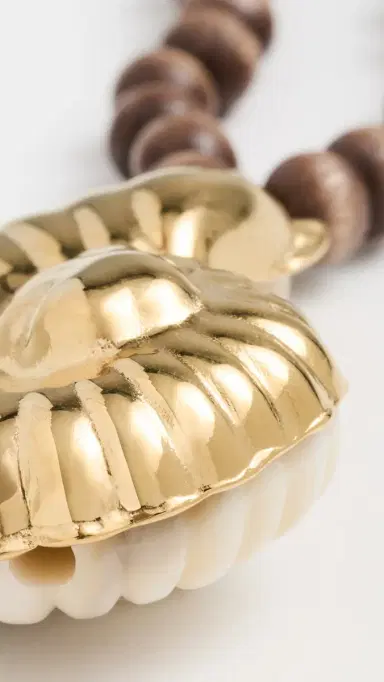 Maison Irem Orb Necklace Brown One Size | Thumbnail 5
