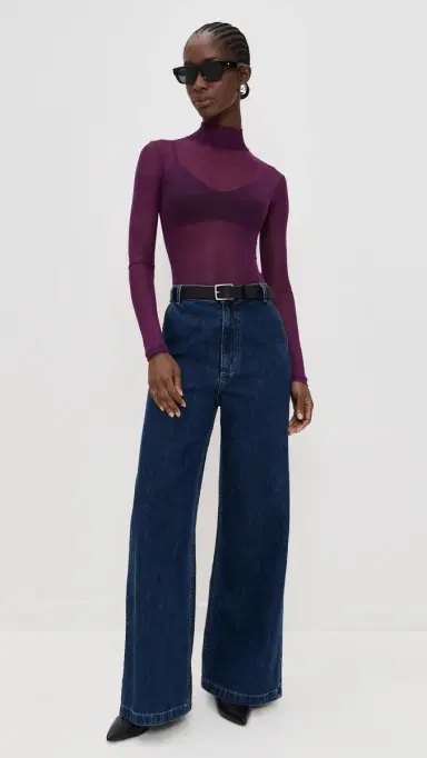 LE BOP Margot Thong Bodysuit Plum L | Thumbnail 5 LE BOP Margot Thong Bodysuit Plum L | Thumbnail 5