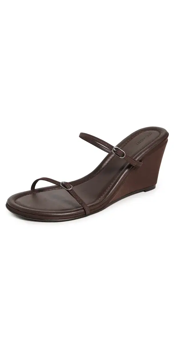 Petit Belt Detail Wedges Mocha