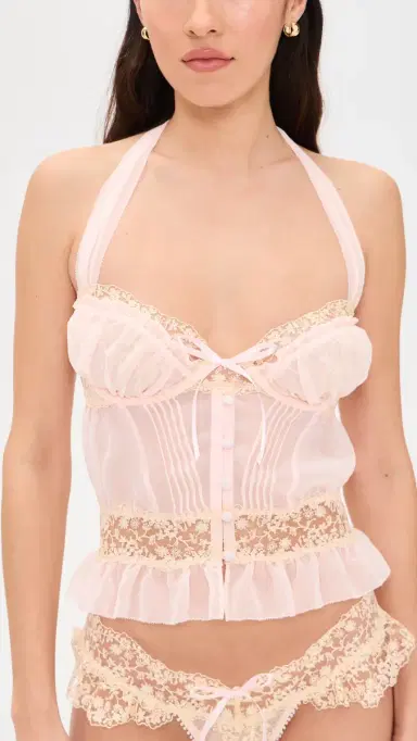 For Love & Lemons Gilded ace Bustier Natural | Thumbnail 2