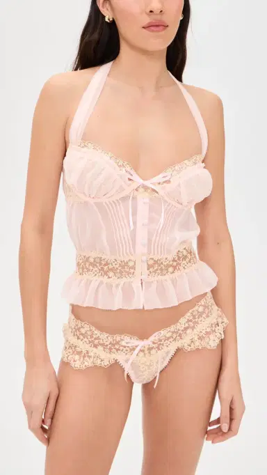 For Love & Lemons Gilded ace Bustier Natural | Thumbnail 5