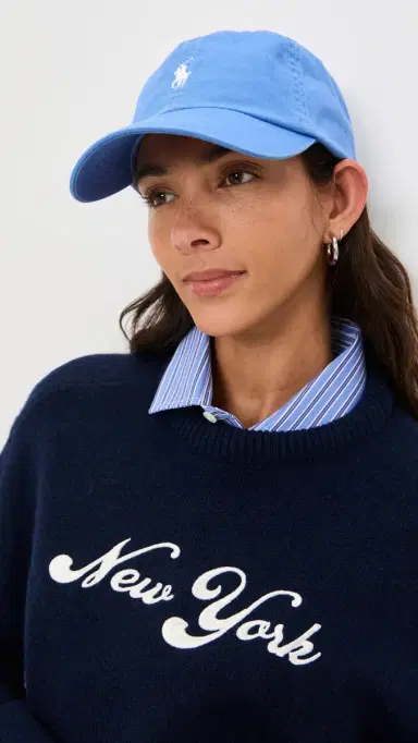 Polo Ralph Lauren Twill Classic Sport Cap New England Blue One Size | Thumbnail 3