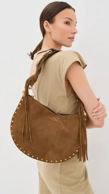 Isabel Marant Oskan Soft Zip Bag Cognac | Thumbnail 3