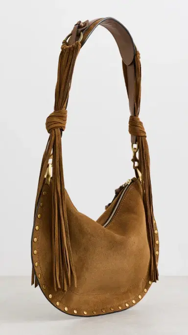 Isabel Marant Oskan Soft Zip Bag Cognac | Thumbnail 4