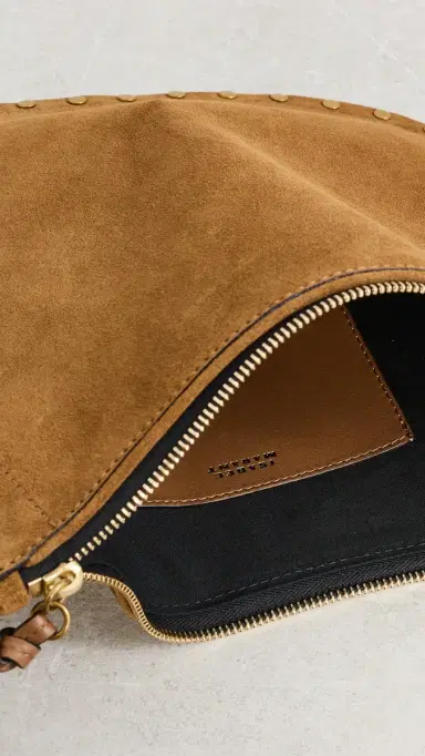 Isabel Marant Oskan Soft Zip Bag Cognac | Thumbnail 6