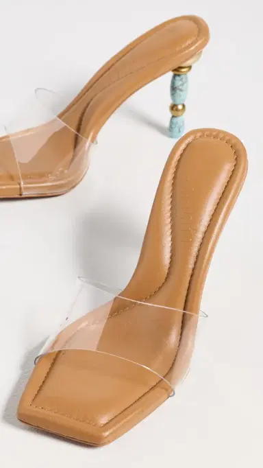 Cult Gaia Mahina High Heels Clear Ibiza Turquoise | Thumbnail 5 Cult Gaia Mahina High Heels Clear Ibiza Turquoise | Thumbnail 5