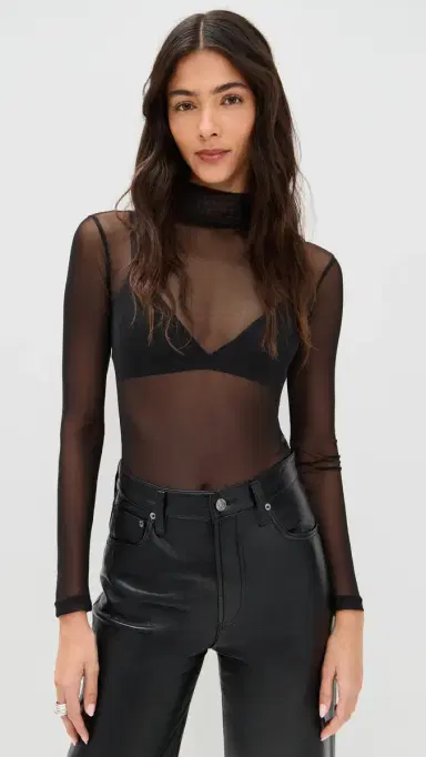 LE BOP Margot Thong Bodysuit Black | Thumbnail 2 LE BOP Margot Thong Bodysuit Black | Thumbnail 2