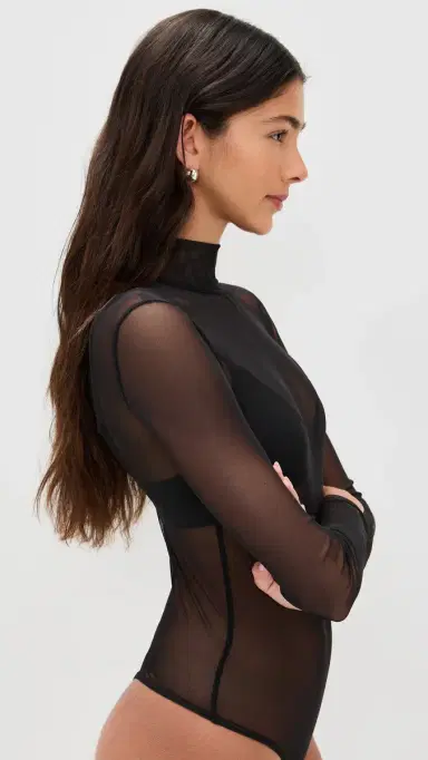 LE BOP Margot Thong Bodysuit Black | Thumbnail 4 LE BOP Margot Thong Bodysuit Black | Thumbnail 4