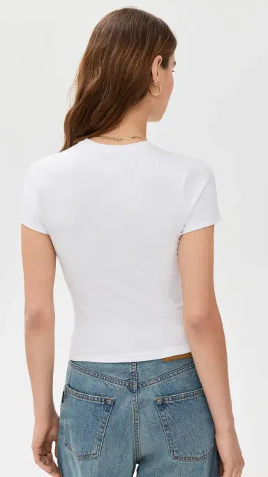 Good American Baby T-Shirt White001 | Thumbnail 3