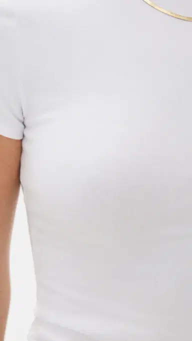 Good American Baby T-Shirt White001 | Thumbnail 6