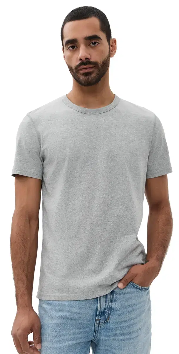 Lightweight Jersey T-Shirt H. Grey
