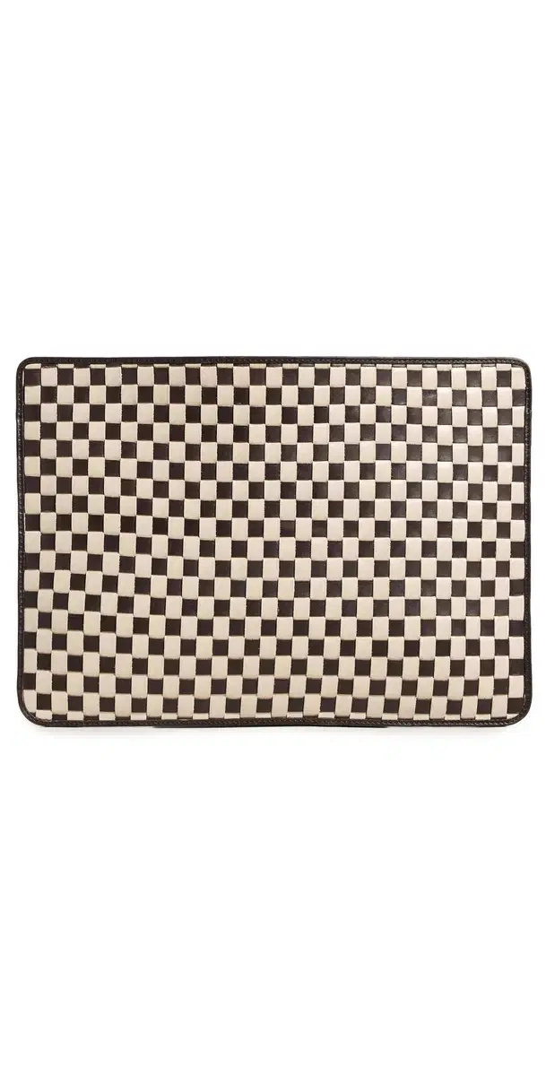 Checkered Lia Laptop Case 15" Brown/Cream Check One Size