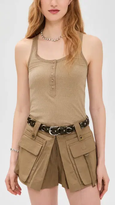 Isabel Marant Bali Belt Dark Khaki | Thumbnail 3
