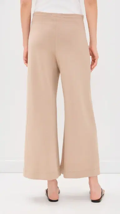 Ripley Rader Scuba Cropped Wide Leg Pants Tan | Thumbnail 4 Ripley Rader Scuba Cropped Wide Leg Pants Tan | Thumbnail 4