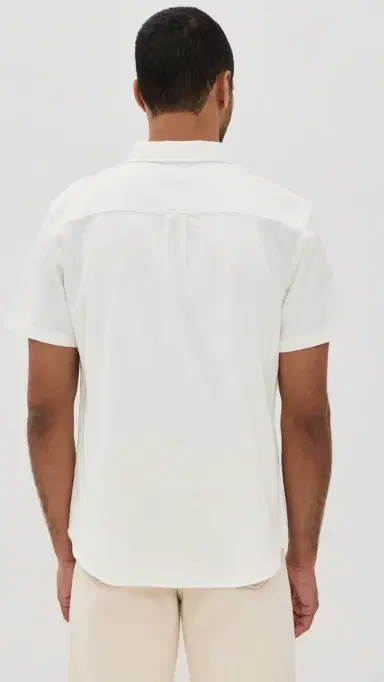 Marine Layer Classic tretch elvage Shirt Natural | Thumbnail 3