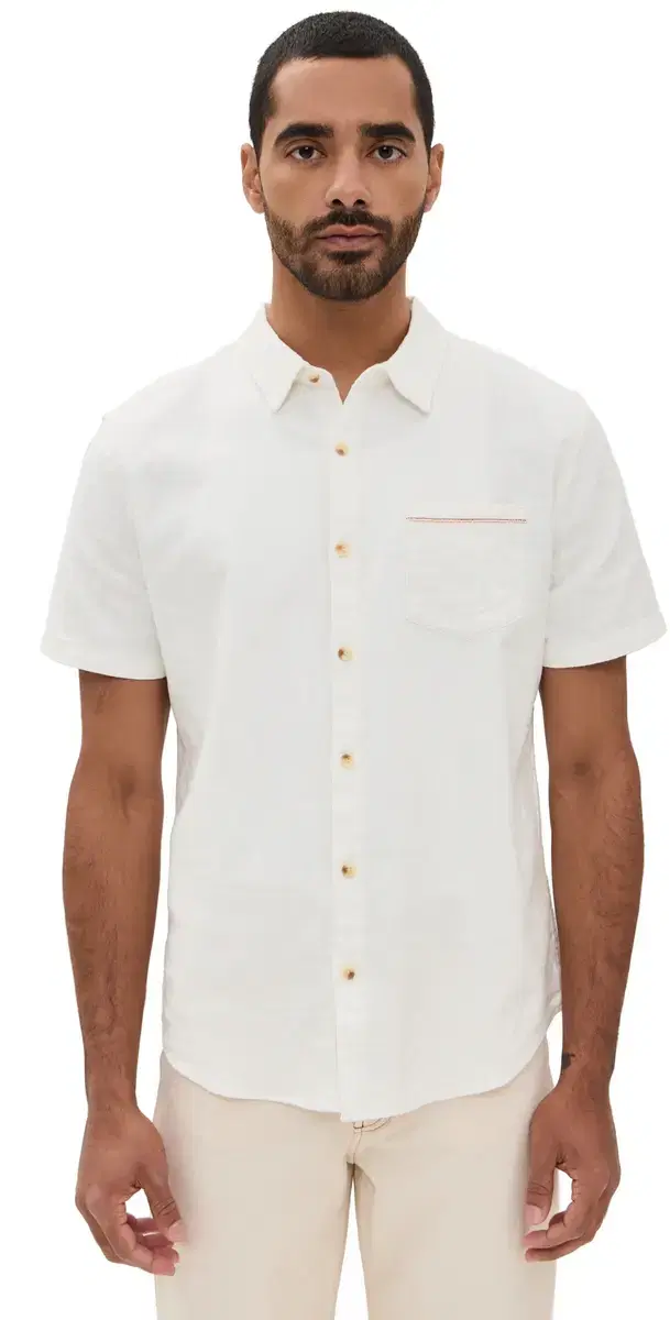 Classic Stretch Selvage Shirt Natural