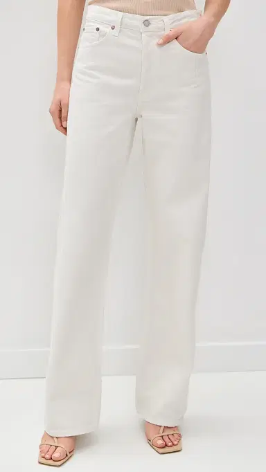 AGOLDE Arc Jeans Chalk White 33 | Thumbnail 2