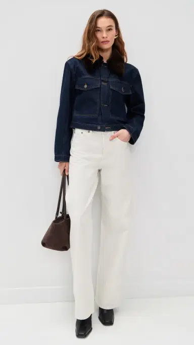 AGOLDE Arc Jeans Chalk White 33 | Thumbnail 5