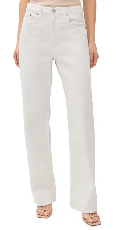 AGOLDE Arc Jeans Chalk White 33 | Thumbnail 1