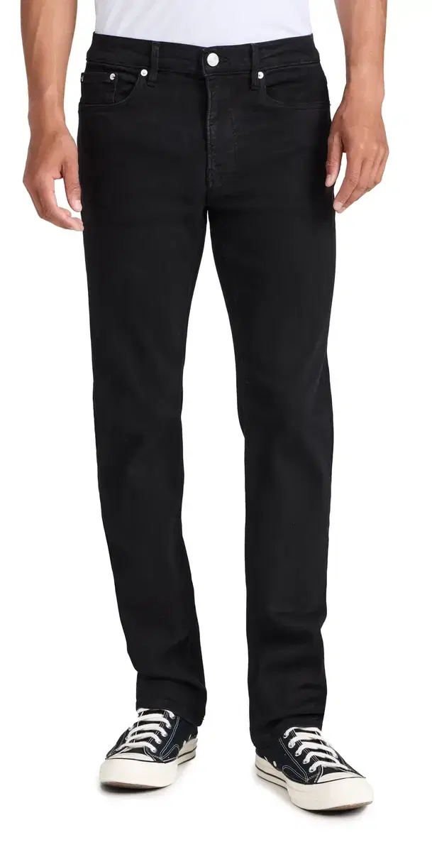 FRAME Modern Straight Jeans Black