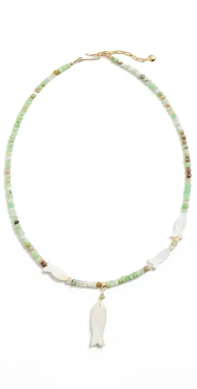 Brinker + Eliza Puglia Necklace Green Opal | Thumbnail 1 Brinker + Eliza Puglia Necklace Green Opal | Thumbnail 1