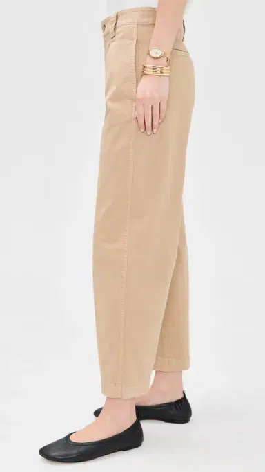 Madewell The Barrel Leg Chino Pants Fawn 28 | Thumbnail 4