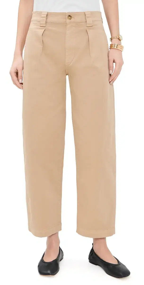Madewell The Barrel Leg Chino Pants Fawn