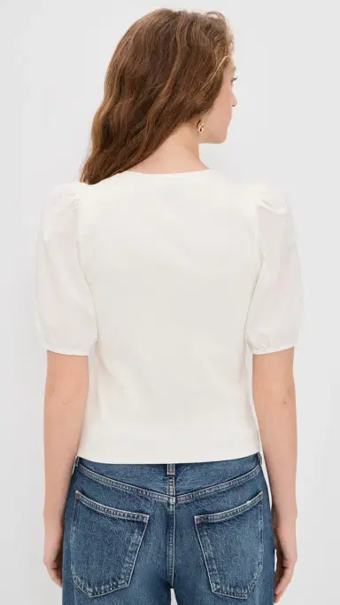 PAIGE Brandy Top White S | Thumbnail 3