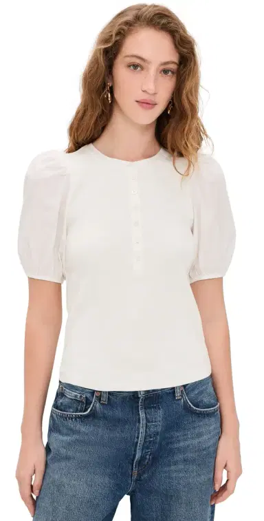 PAIGE Brandy Top White S | Thumbnail 1