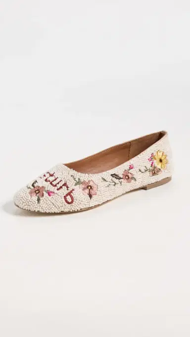 STAUD Alba Ballet Flats Do Not Disturb | Thumbnail 4
