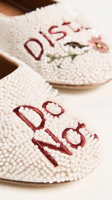 STAUD Alba Ballet Flats Do Not Disturb | Thumbnail 6