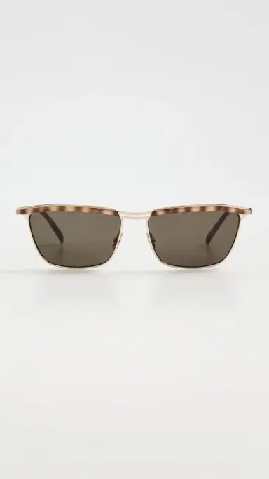 Saint Laurent SL 795 Joe Sunglasses Gold-Gold-Grey One Size | Thumbnail 2 Saint Laurent SL 795 Joe Sunglasses Gold-Gold-Grey One Size | Thumbnail 2