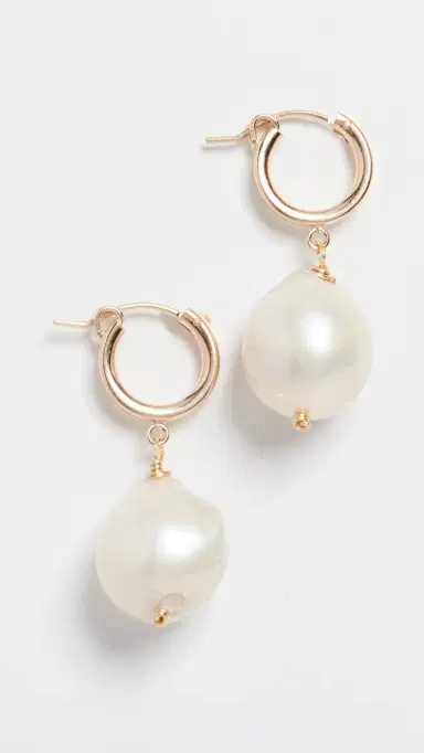 Brinker + Eliza Back To Basics Huggie Earrings | Thumbnail 2