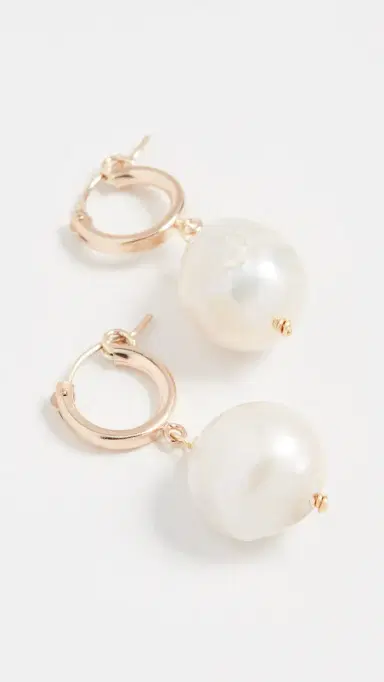 Brinker + Eliza Back To Basics Huggie Earrings | Thumbnail 4