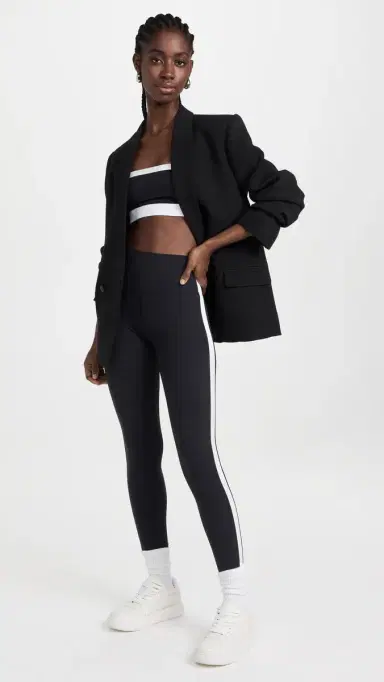 Splits59 Clare High Waist Rigor 7/8 Leggings Black/White S | Thumbnail 5